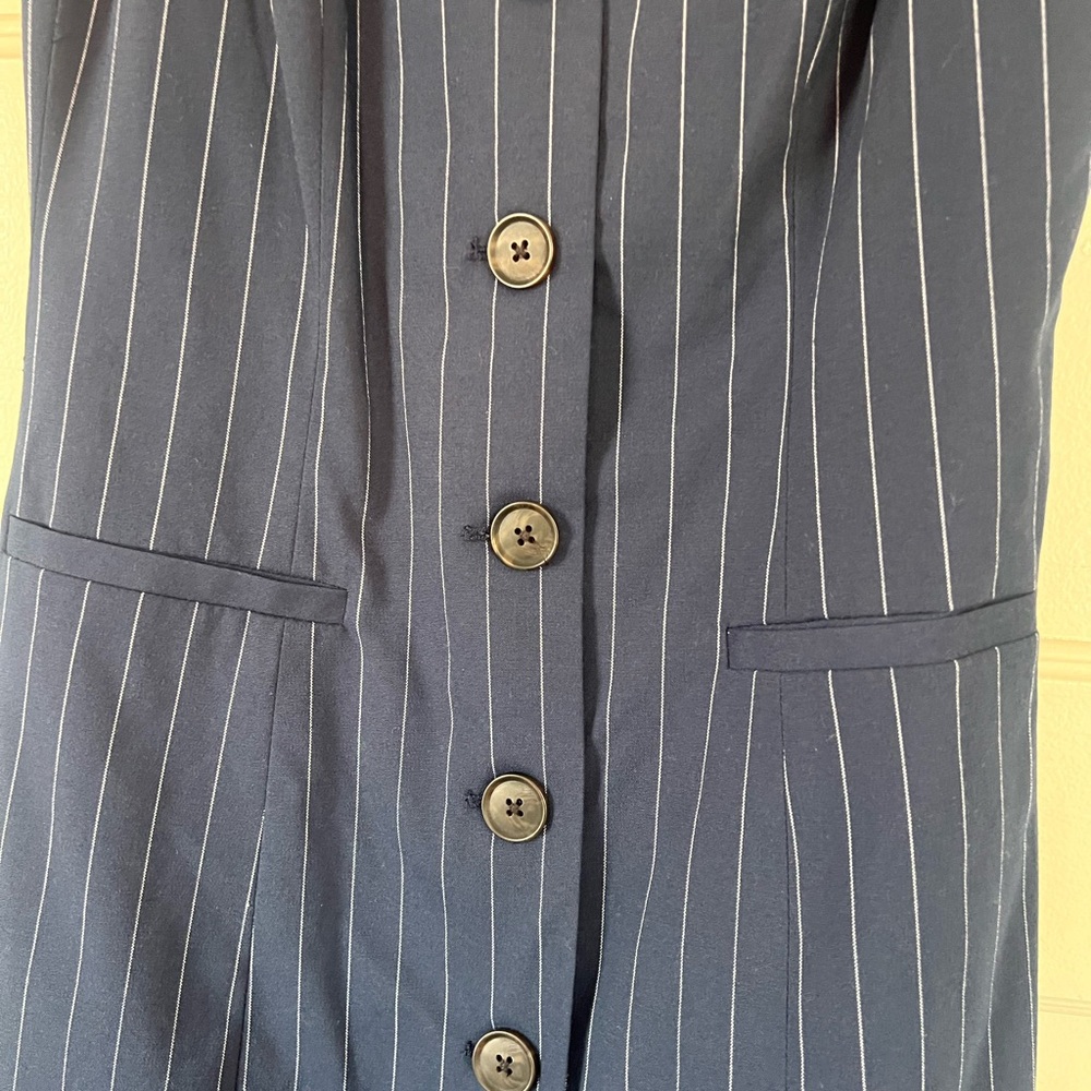 New navy pinstripe dress
Never worn - Picture 2 of 5